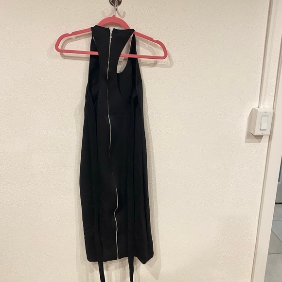 David Koma Wraparound Exposed Zipper Dress Size 8 EUC - Picture 5 of 6